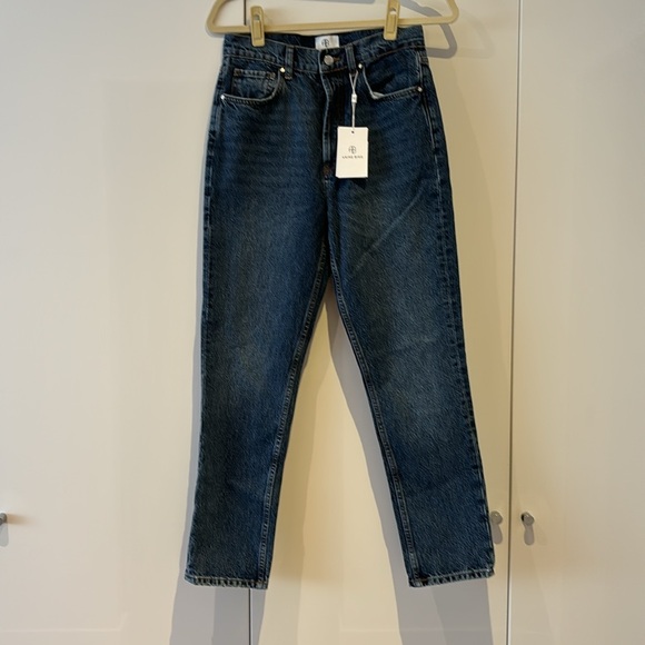 BNWT Anine Bing Sonya Jeans Mid-Indigo - 27 - Picture 5 of 5